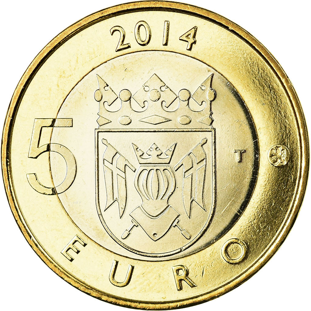 Finnland, 5 Euro, Le renard en Finlande du Sud-Ouest, 2014, UNZ, Bi-Metallic