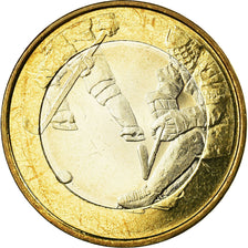 Finland, 5 Euro, Le hockey sur glace, 2016, MS(63), Bi-Metallic, KM:243