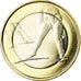 Finlande, 5 Euro, Le ski de fond, 2016, SPL, Bi-Metallic, KM:244