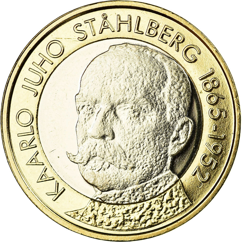 Finland, 5 Euro, le 1er président Kaarlo Juho Ståhlberg, 2016, MS(63)