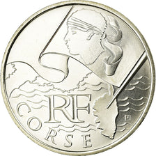 France, 10 Euro, Corse, 2010, MS(63), Silver, Gadoury:EU399, KM:1658