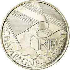 France, 10 Euro, Champagne-Ardenne, 2010, SPL, Argent, Gadoury:EU399, KM:1651