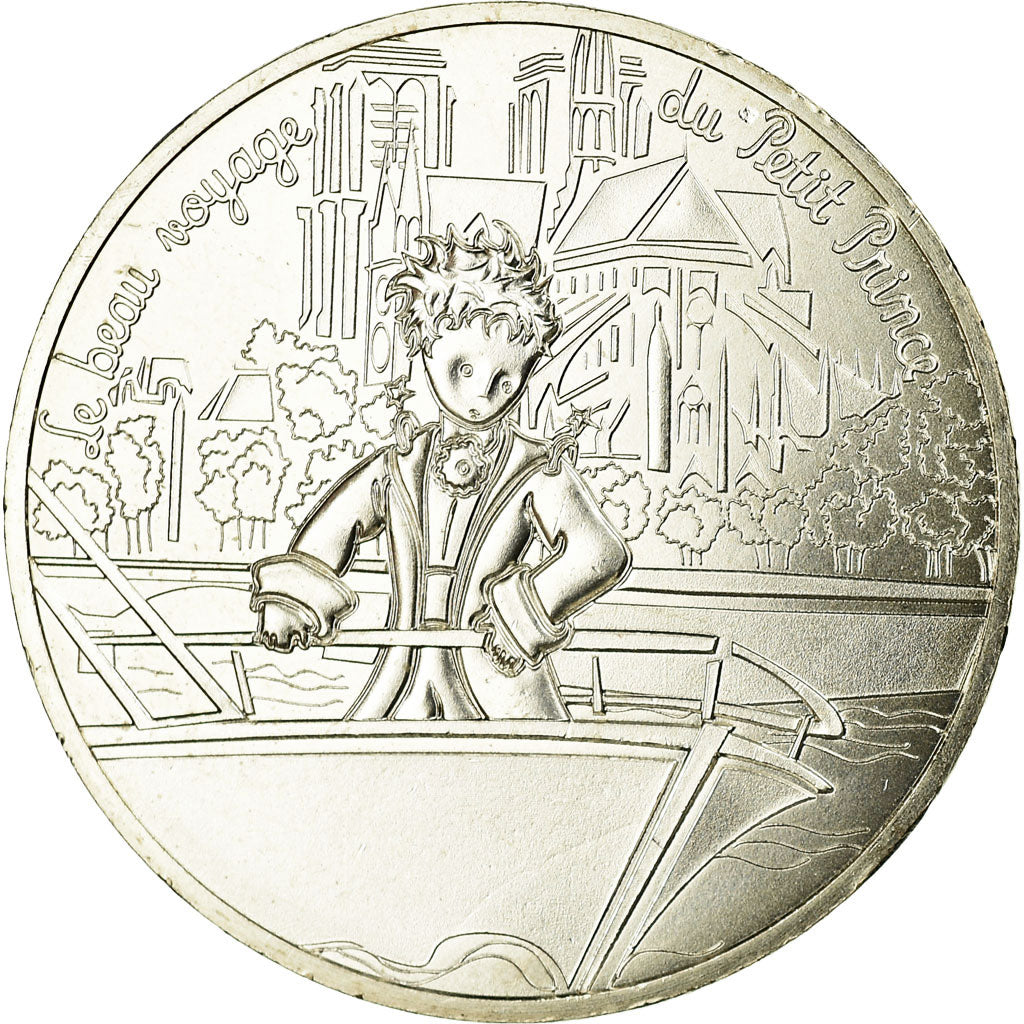 France, 10 Euro, Le Petit Prince - Visite de Notre Dame de Paris, 2016, MS(63)