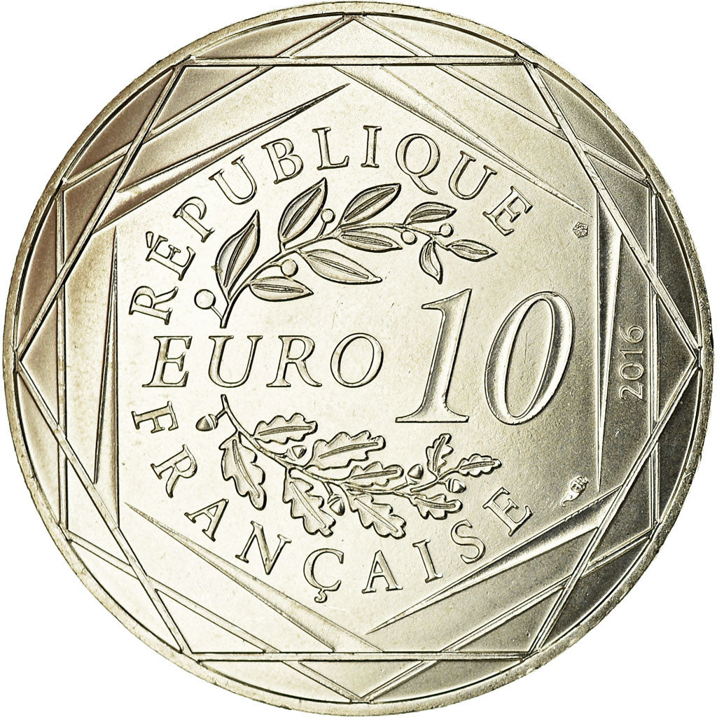 France, 10 Euro, Le Petit Prince - Visite de Notre Dame de Paris, 2016, MS(63)