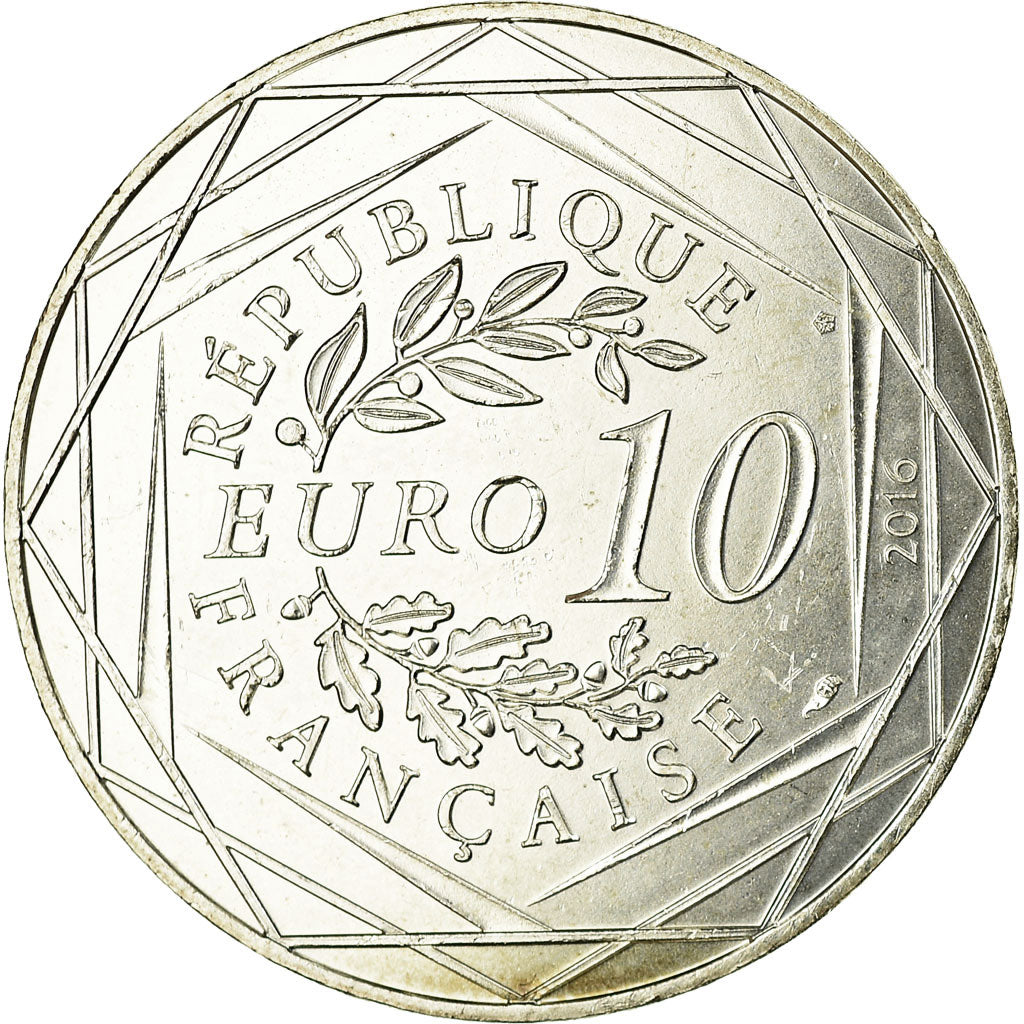 França, 10 Euro, Le Petit Prince - Lyon et la gastronomie, 2016, MS(63), Prata