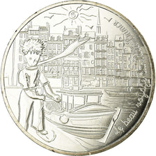 Francia, 10 Euro, Le Petit Prince revient de la pêche, 2016, SC, Plata