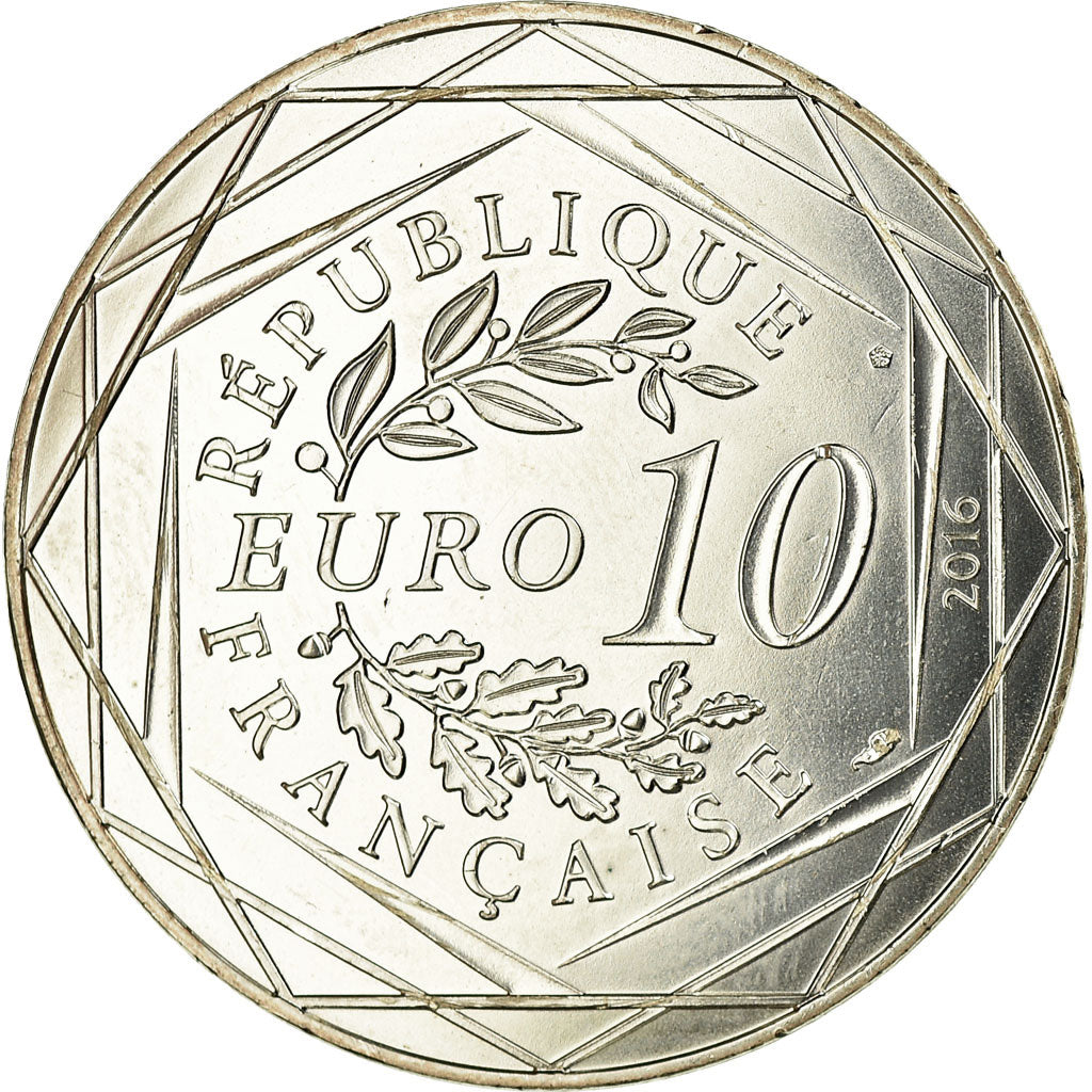 Frankreich, 10 Euro, Le Petit Prince en avion, 2016, UNZ, Silber, Gadoury:EU834