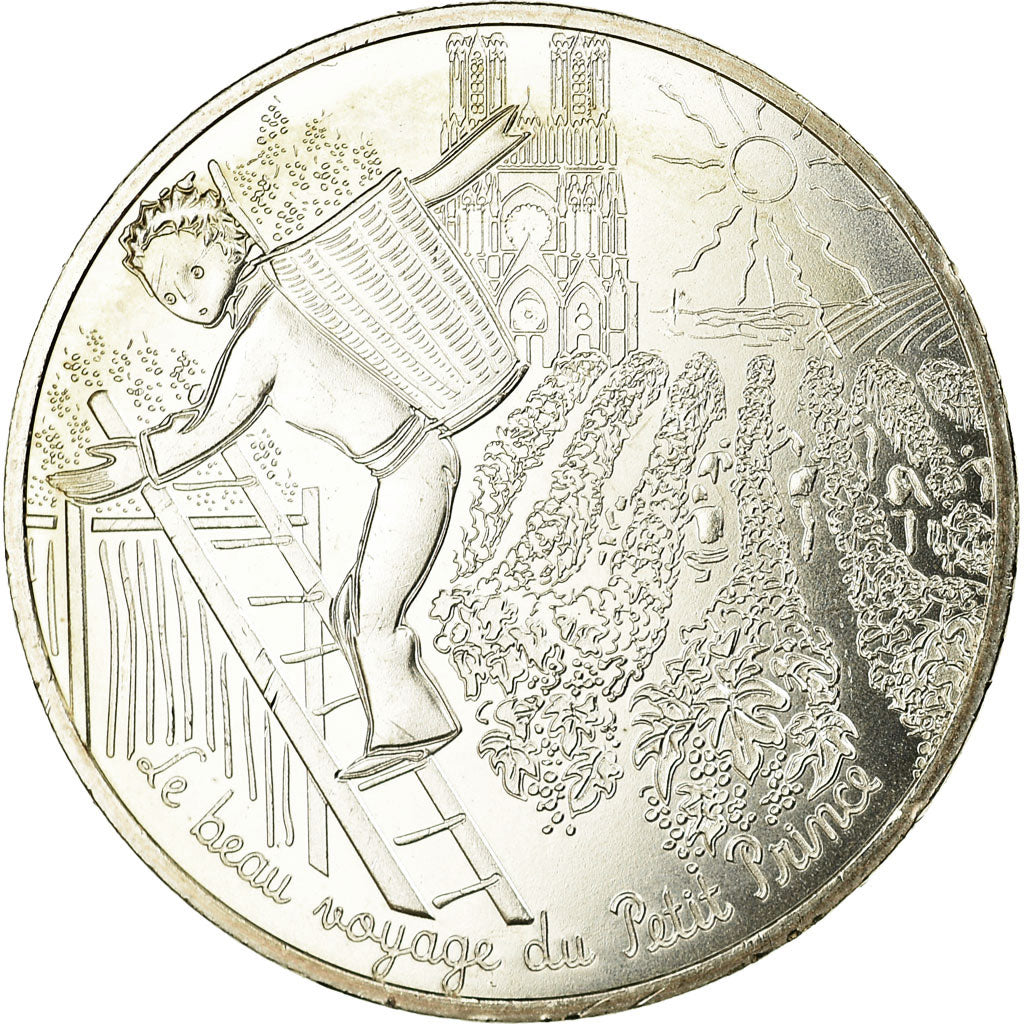 France, 10 Euro, Le Petit Prince fait les vendanges, 2016, MS(63), Silver