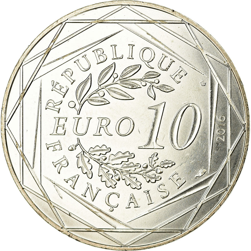 France, 10 Euro, Le Petit Prince fait les vendanges, 2016, MS(63), Silver
