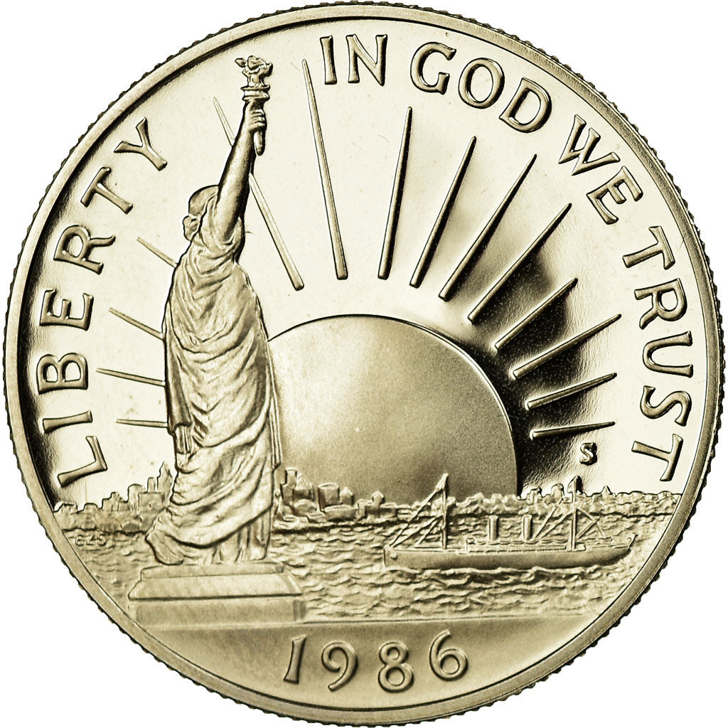 Coin, United States, Half Dollar, 1986, U.S. Mint, San Francisco, Proof