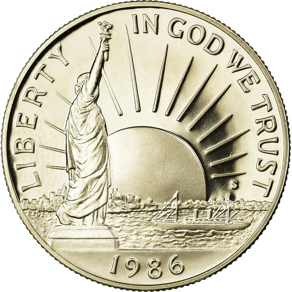 Coin, United States, Half Dollar, 1986, U.S. Mint, San Francisco, Proof