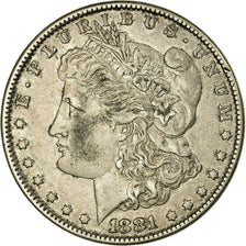 Monnaie, États-Unis, Morgan Dollar, Dollar, 1881, U.S. Mint, Philadelphie, TB+