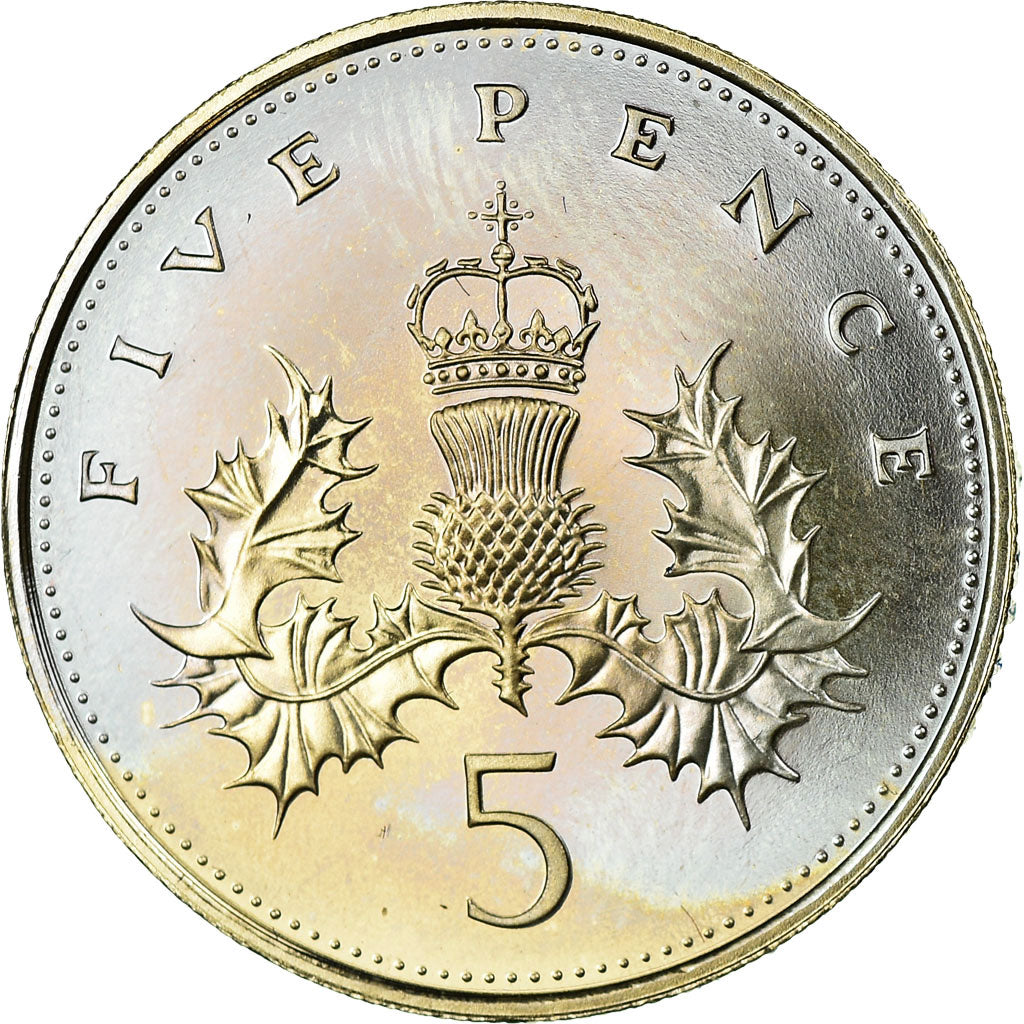 Coin, Great Britain, Elizabeth II, 5 Pence, 1982, Proof, MS(65-70)
