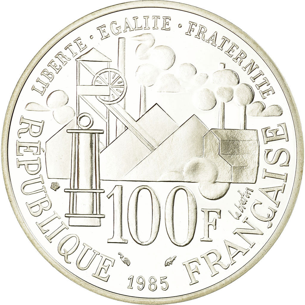 Coin, France, 100 Francs, 1985, BE, MS(65-70), Silver, KM:957a, Gadoury:900