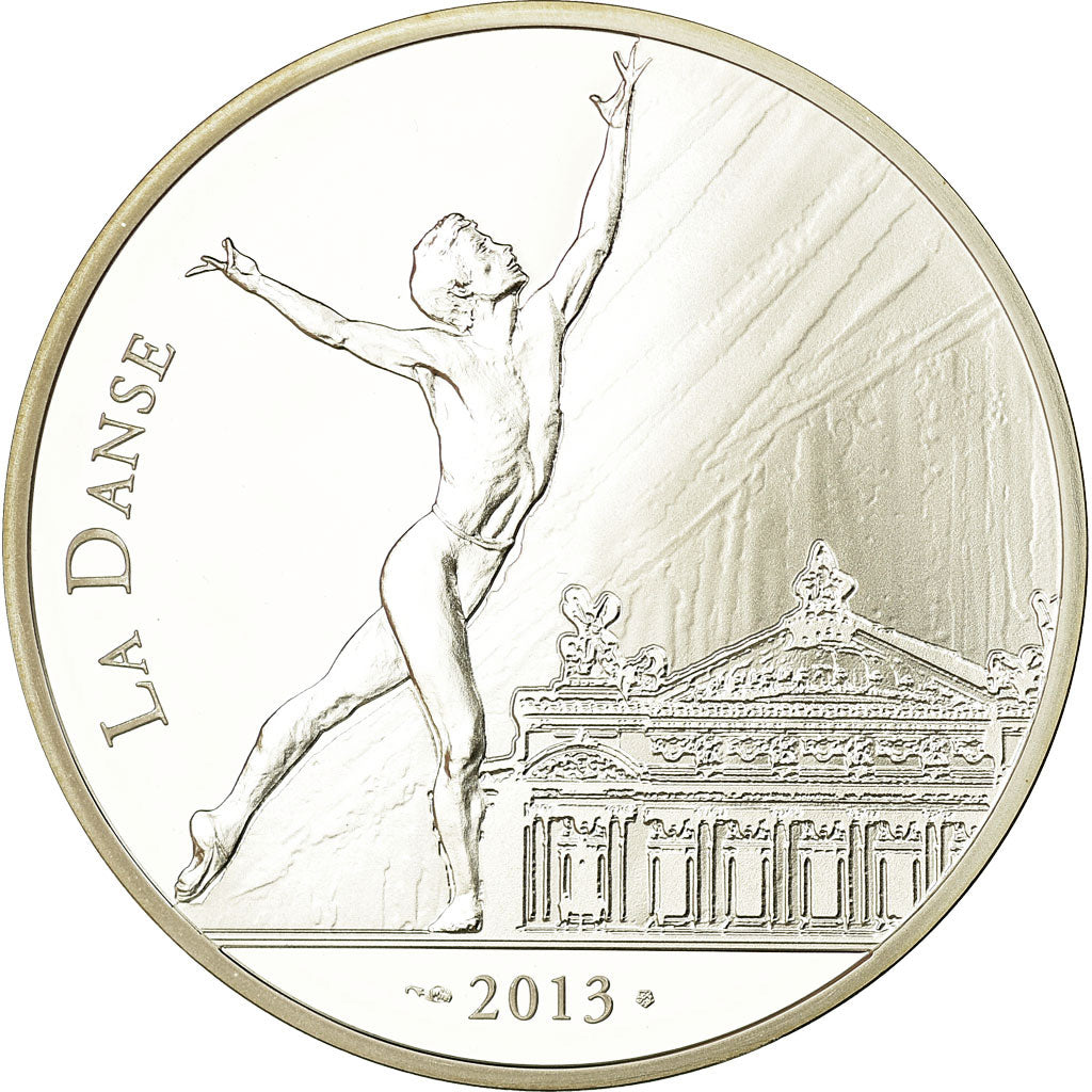 Frankreich, 10 Euro, Rudolf Noureev, 2013, BE, STGL, Silber, Gadoury:EU596