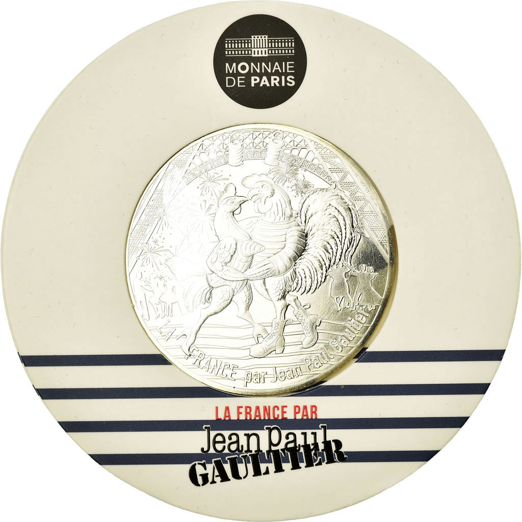 France, 50 Euro, Jean Paul Gaultier, 2017, MS(65-70), Silver, Gadoury:EU893