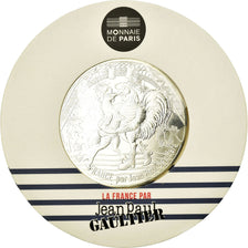 France, 50 Euro, Jean Paul Gaultier, 2017, MS(65-70), Silver, Gadoury:EU893