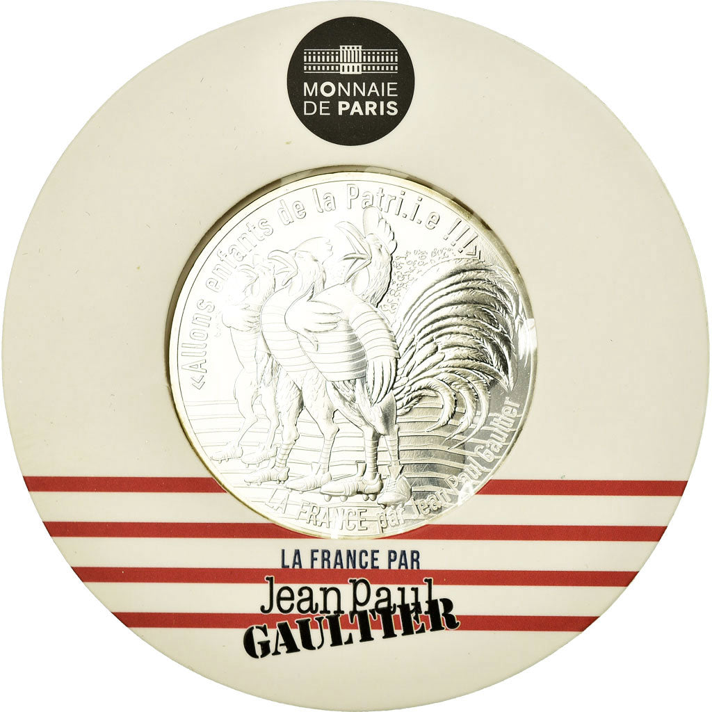 France, 50 Euro, Jean Paul Gaultier, 2017, FDC, Argent, Gadoury:EU894