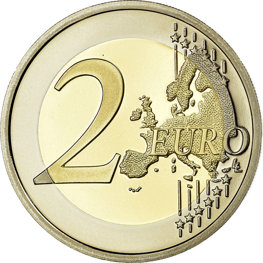 Frankreich, 2 Euro, D-Day, 2014, BE, STGL, Bi-Metallic, Gadoury:18