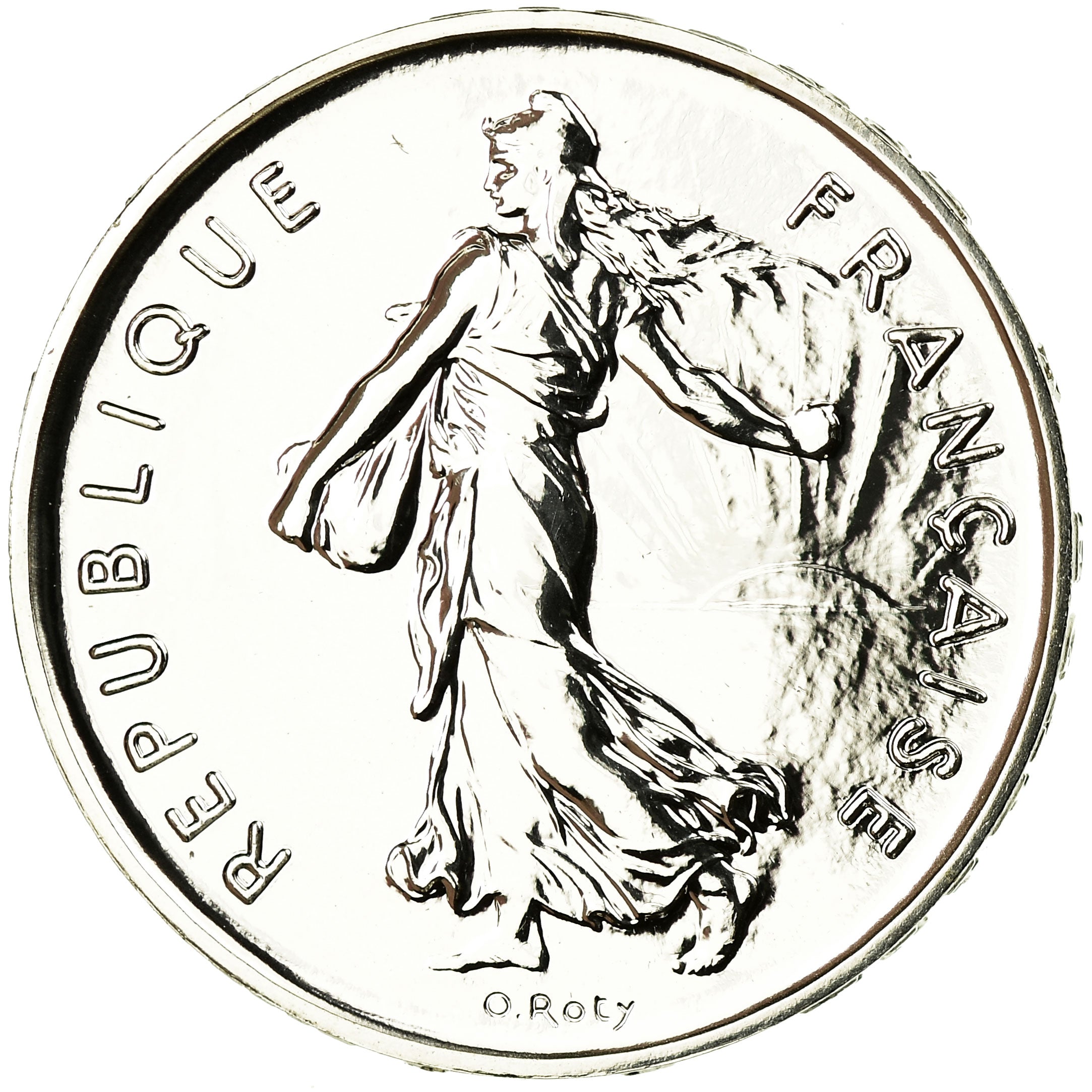 Coin, France, Semeuse, 5 Francs, 2001, Paris, BU, MS(65-70), Silver, KM:1309