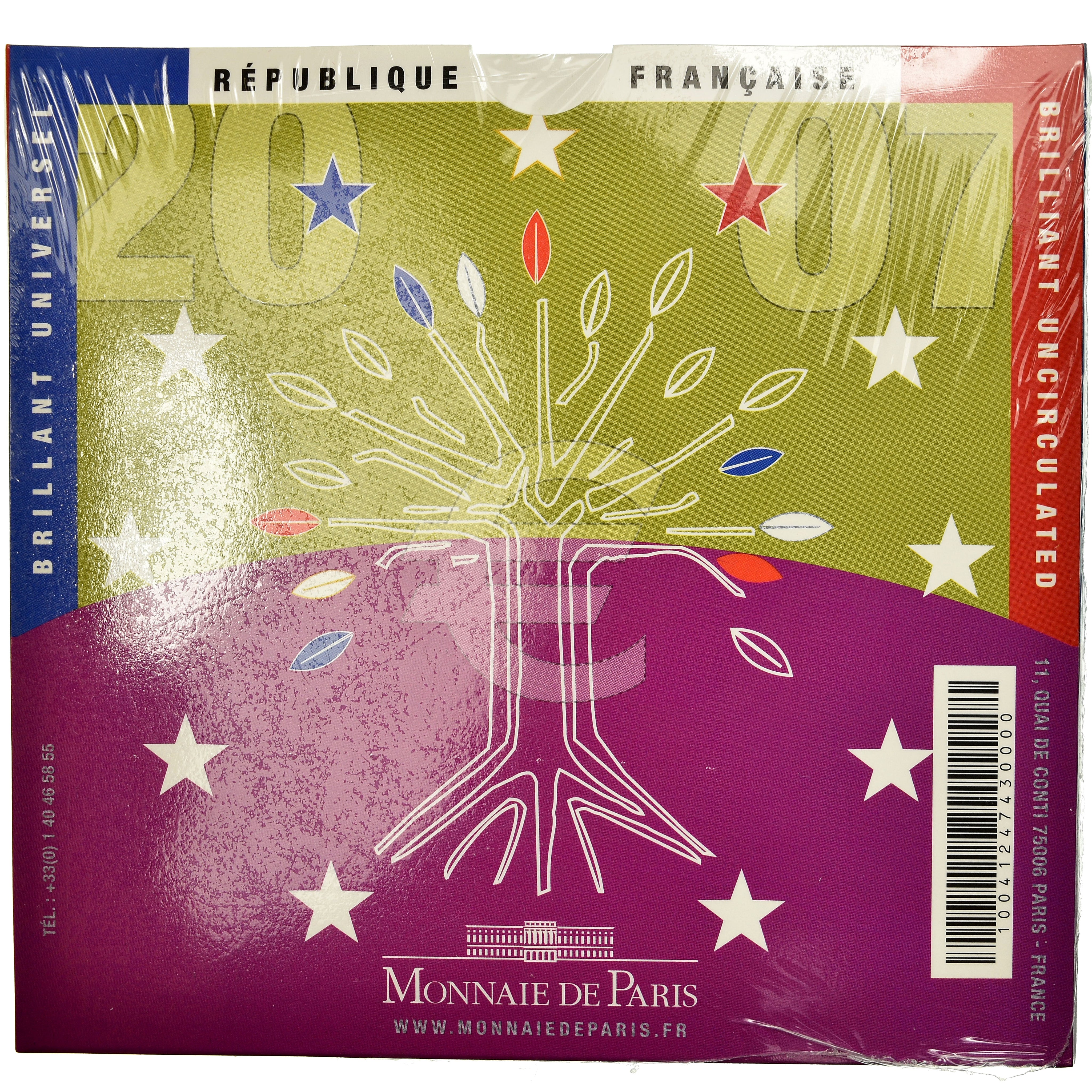 France, Euro-Set, 2007, MS(65-70)