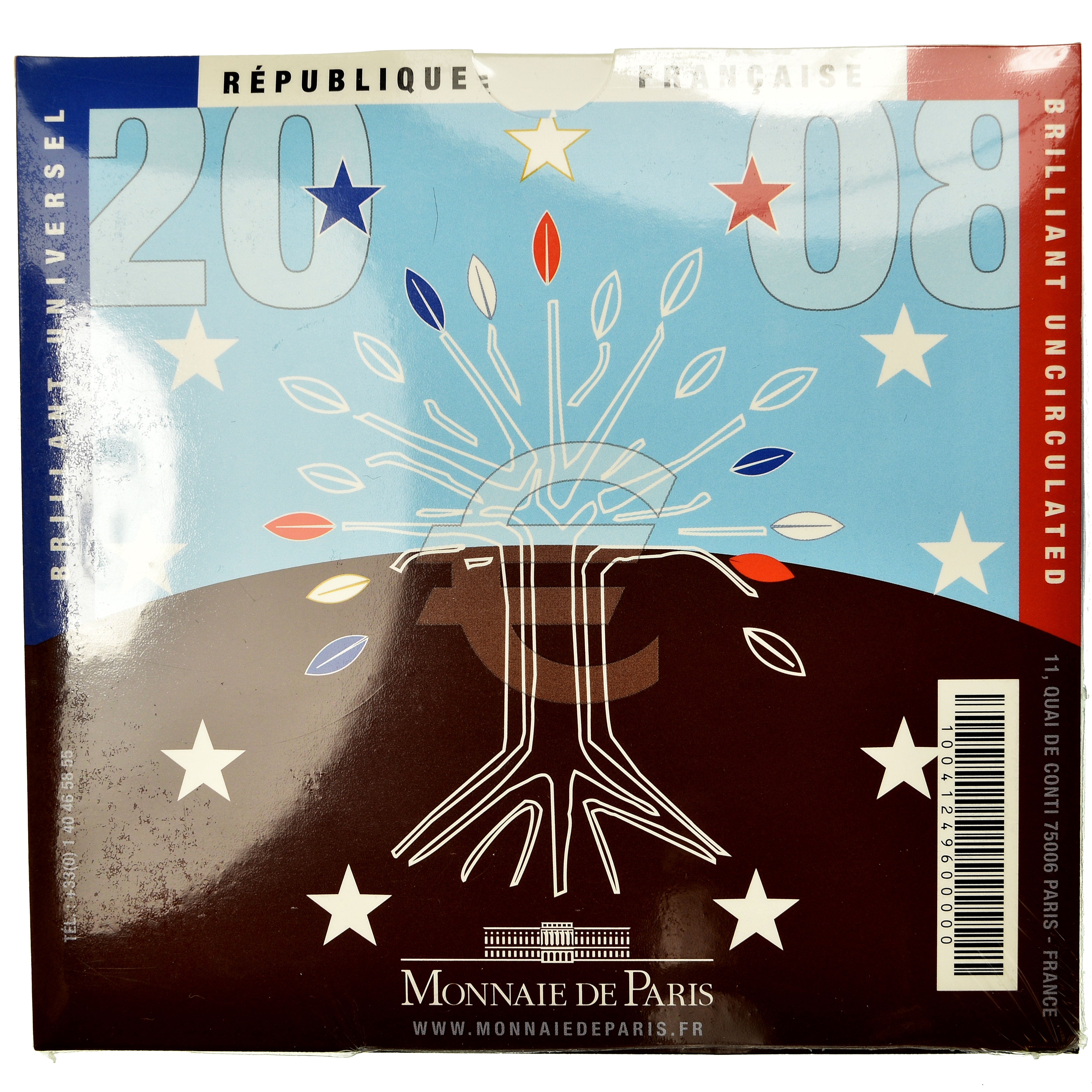 Frankreich, Euro-Set, 2008, STGL, (No Composition)