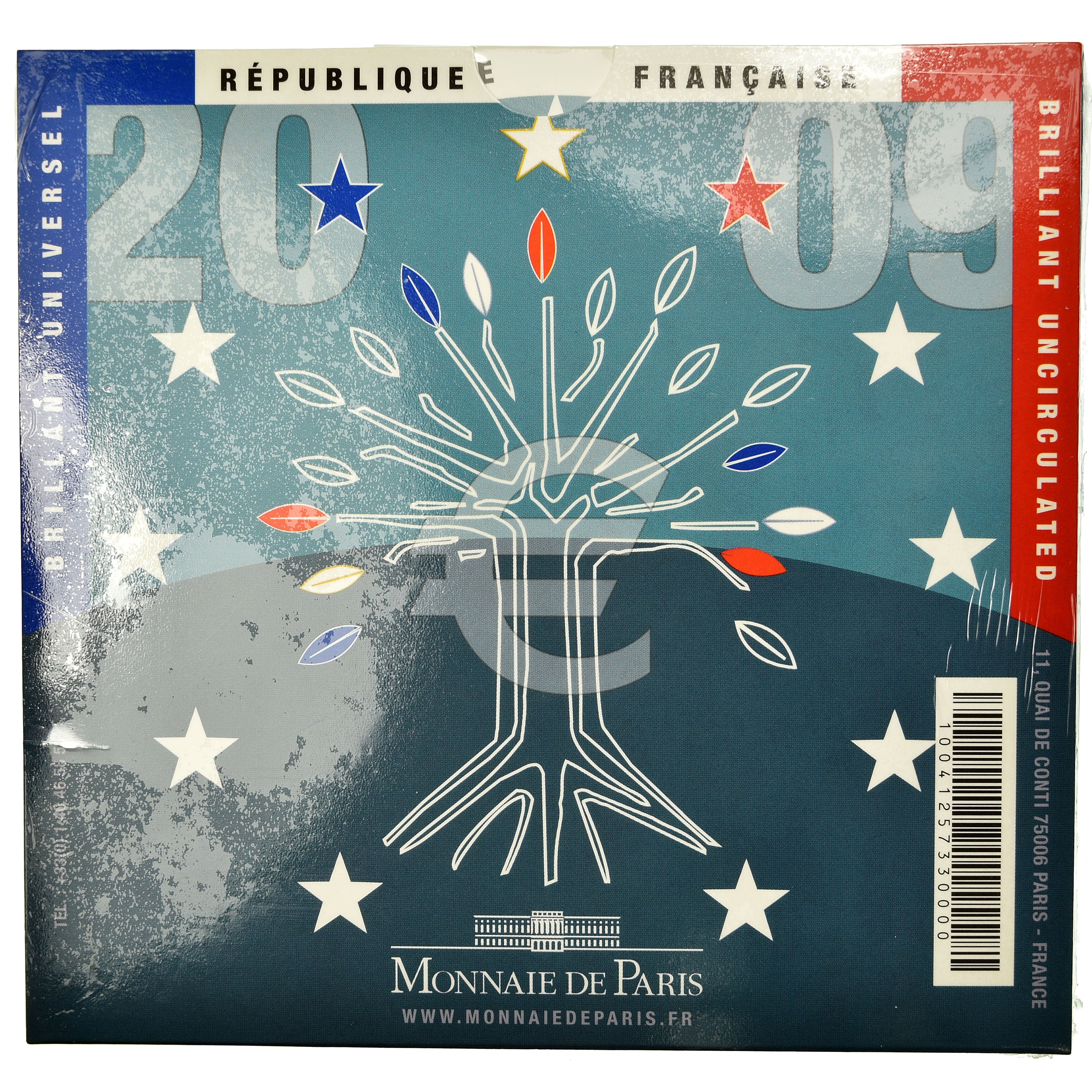 France, Euro-Set, 2009, MS(65-70)