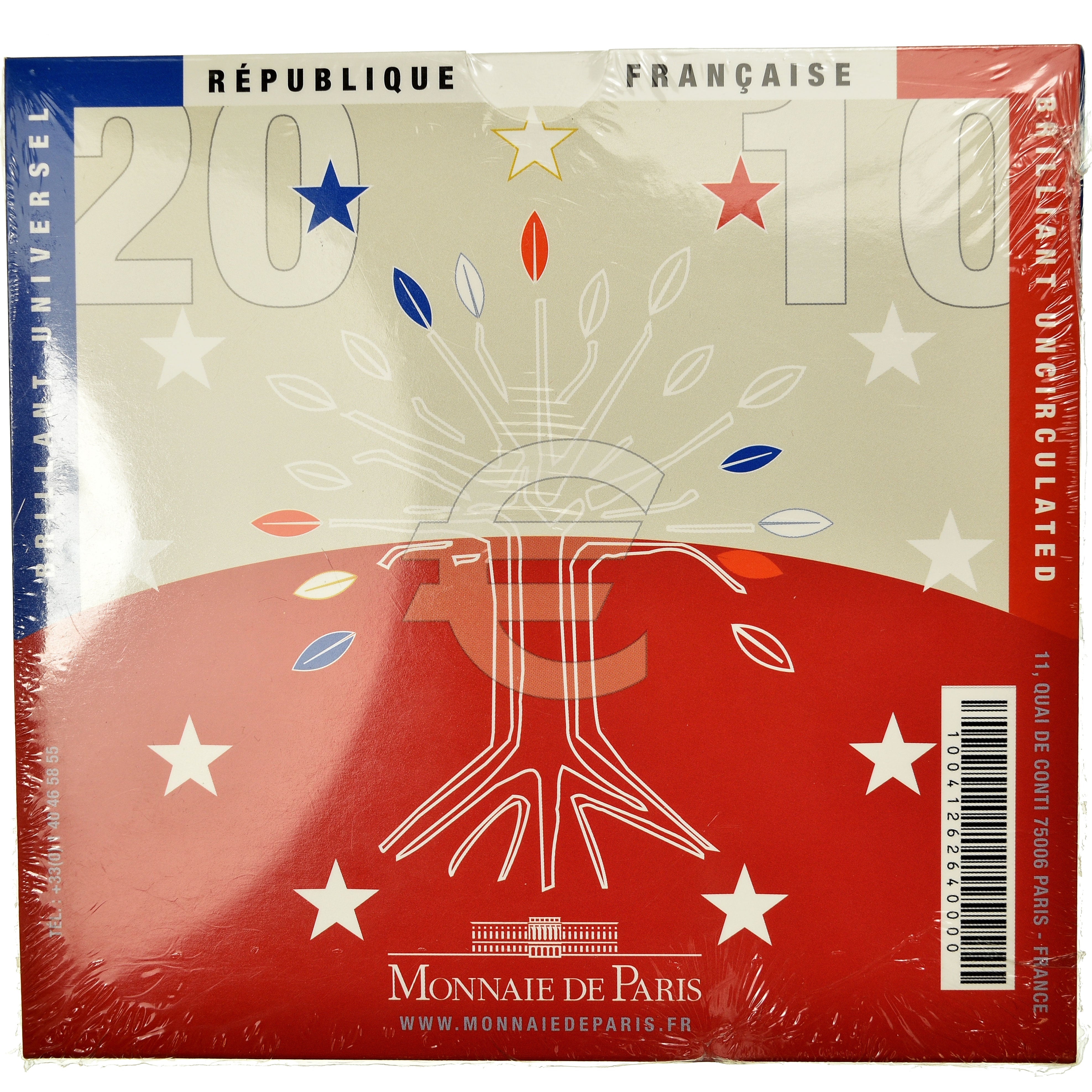 França, Euro-Set, 2010, MS(65-70), (Sem Composição)