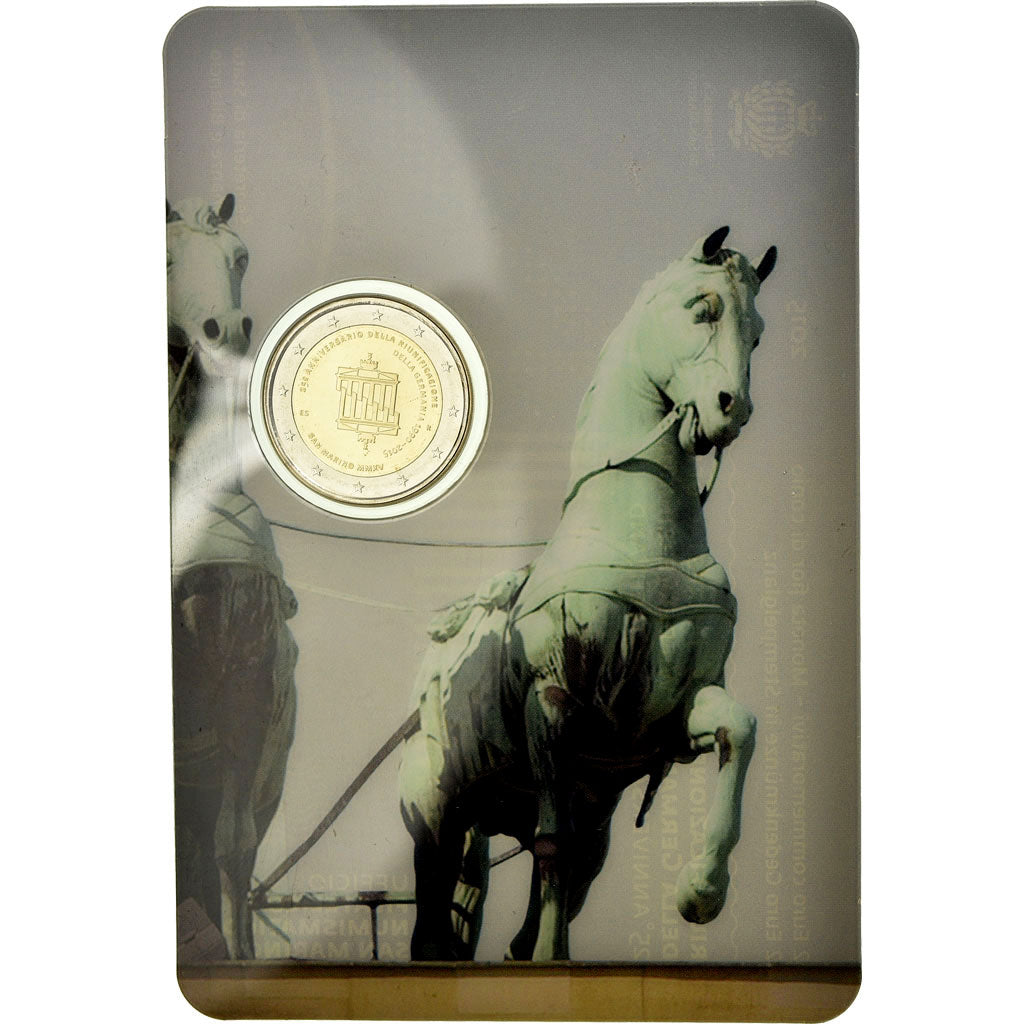 San Marino, 2 Euro, 25ème anniversaire de la réunification de l'Allemagne