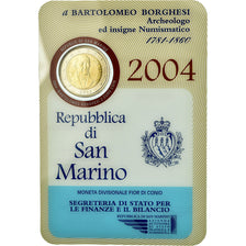 San Marino, 2 Euro, Bartolomeo Borghesi, 2004, MS(65-70), Bi-Metallic, KM:467