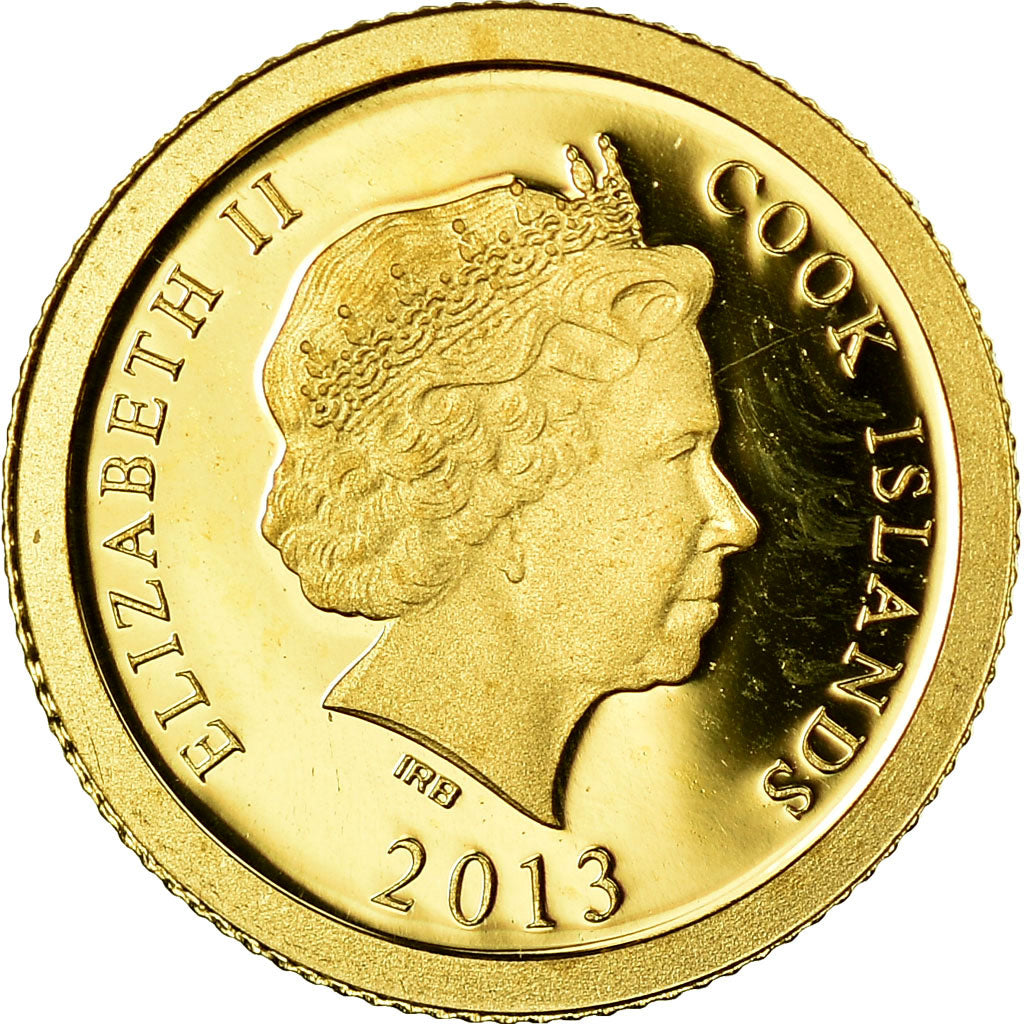 Coin, Cook Islands, 5 Dollars, 2013, Franklin Mint, Vincent Van Gogh, MS(65-70)