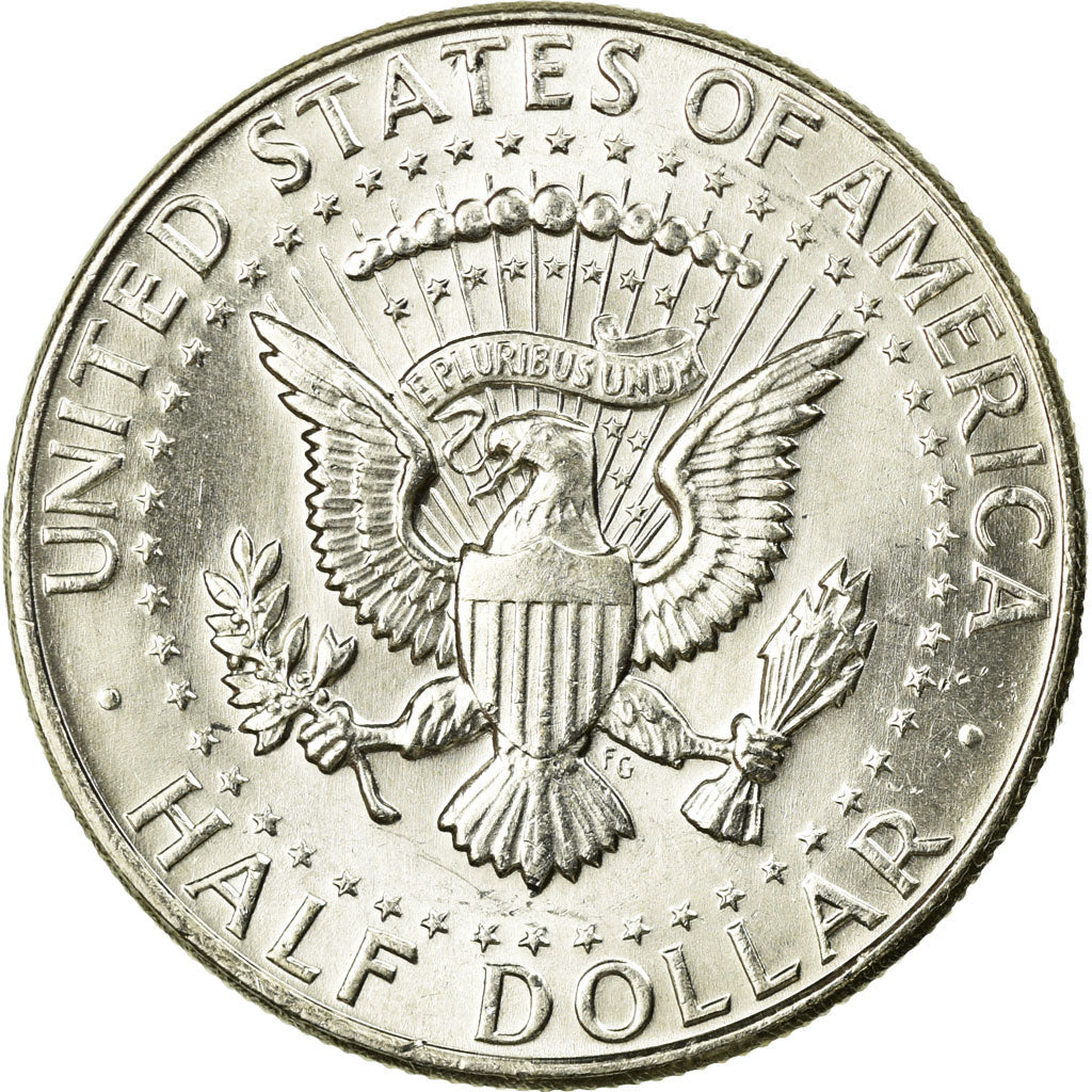 Coin, United States, Kennedy Half Dollar, Half Dollar, 1964, U.S. Mint