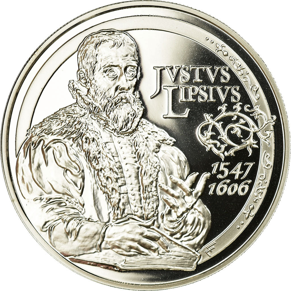 Bélgica, 10 Euro, Justus Lipsius, 2006, Proof, FDC, Plata, KM:255
