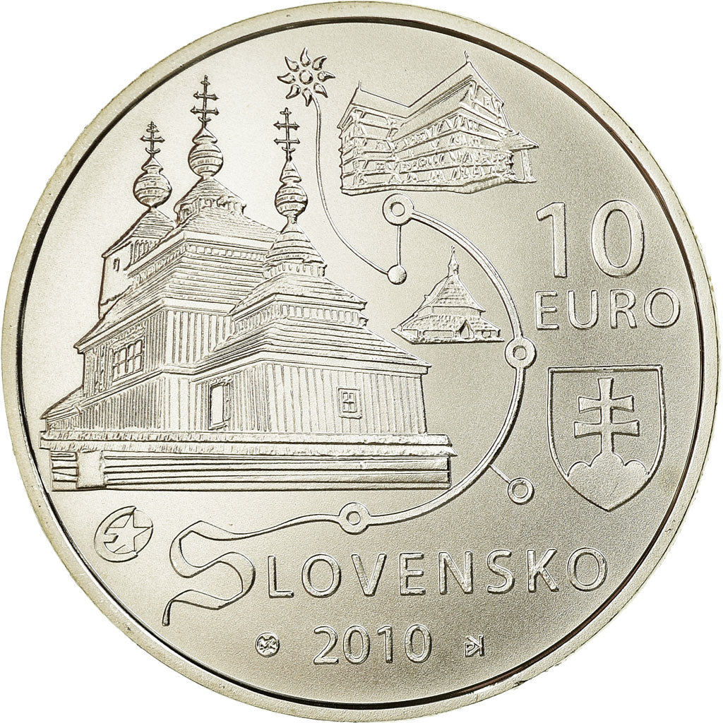 Slowakije, 10 Euro, 2010, FDC, Zilver, KM:110