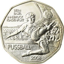 Áustria, 5 Euro, 2008, MS(65-70), Prata, KM:3164
