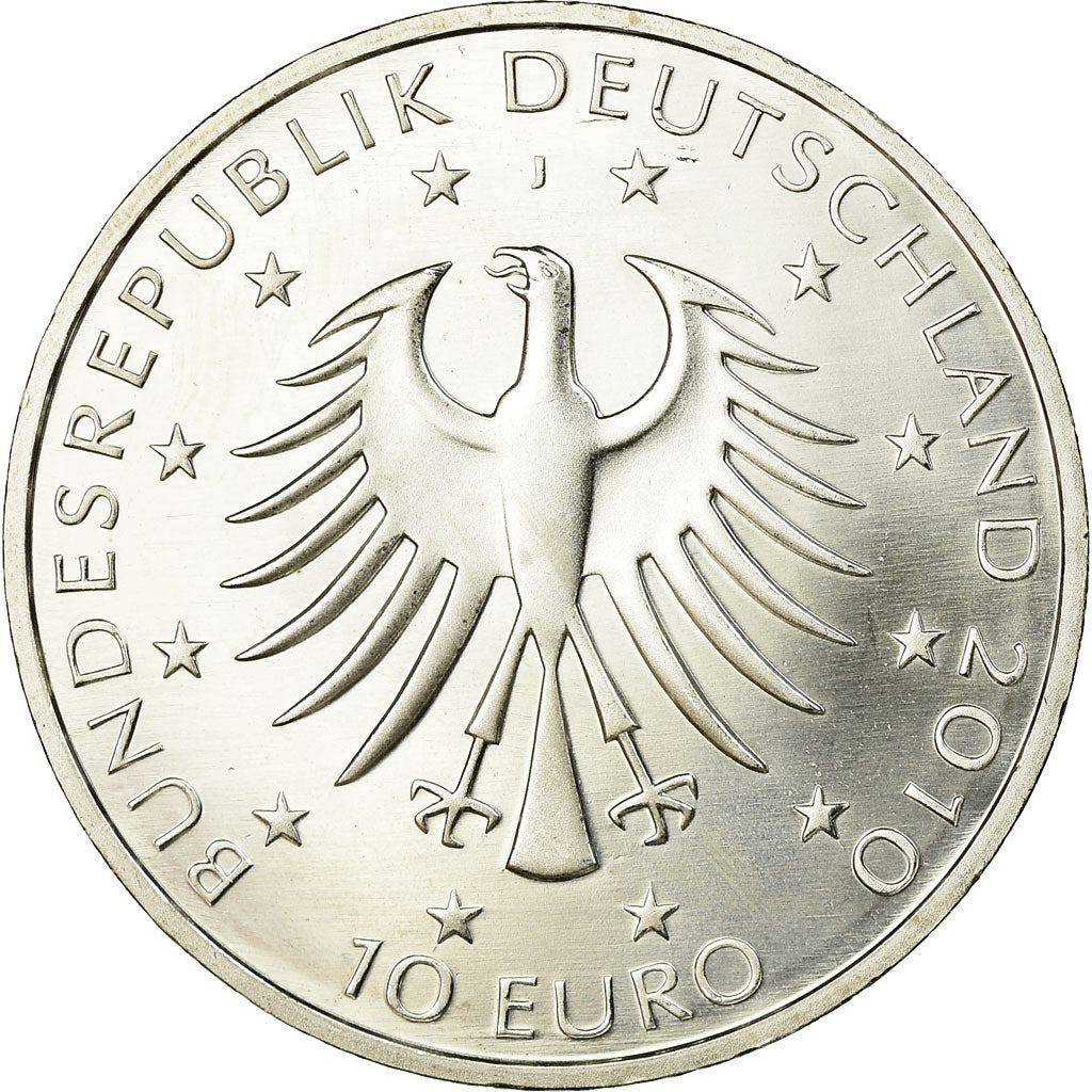 GERMANIA - REPUBBLICA FEDERALE, 10 Euro, Robert Schumann, 2010, FDC, Argento
