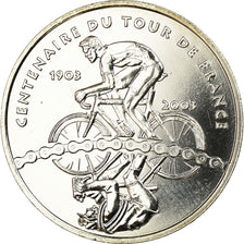 Frankreich, 1/4 Euro, Tour de France, 2003, STGL, Silber, Gadoury:EU70, KM:1995
