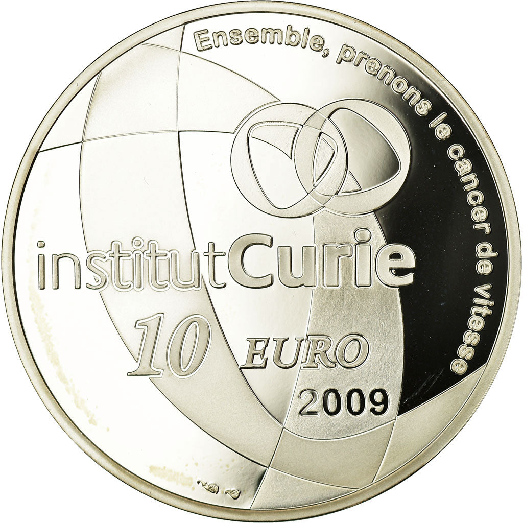 Francia, 10 Euro, Institut Curie, 2009, BE, FDC, Argento, Gadoury:EU394, KM:1611