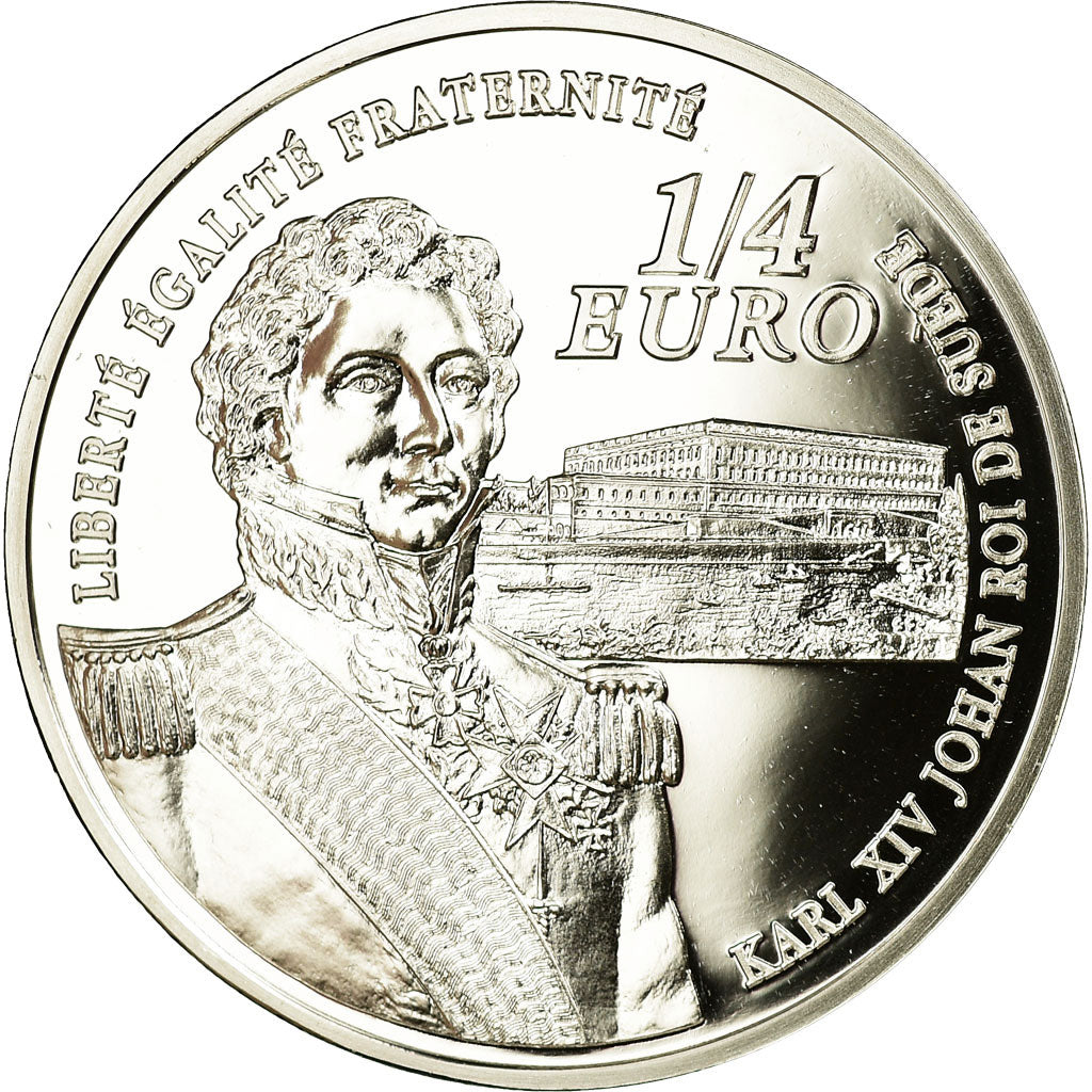 France, 1/4 Euro, Jean-Baptiste Bernadotte - Maréchal d'Empire, 2006, BU