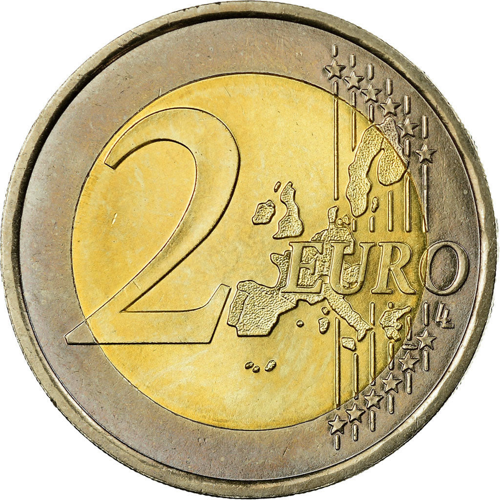 Monaco, 2 Euro, 2001, MS(63), Bi-Metallic, KM:186