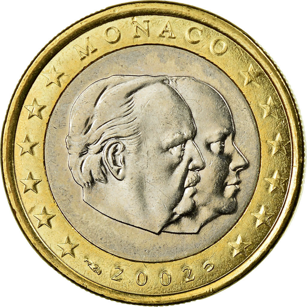 Monaco, Euro, 2002, Paris, MS(60-62), Bimetaliczny, KM:173