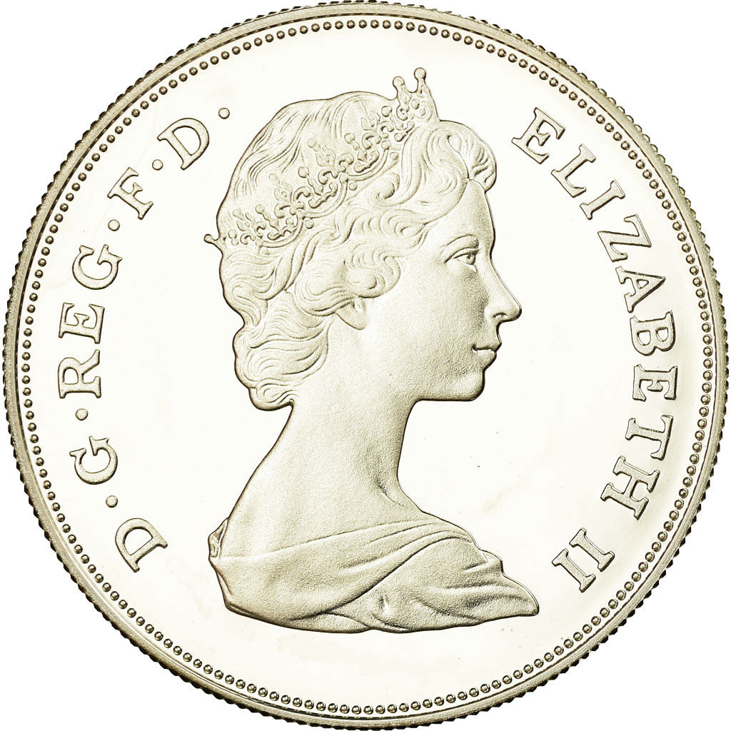Coin, Great Britain, Elizabeth II, 25 New Pence, 1981, Proof, MS(65-70), Silver