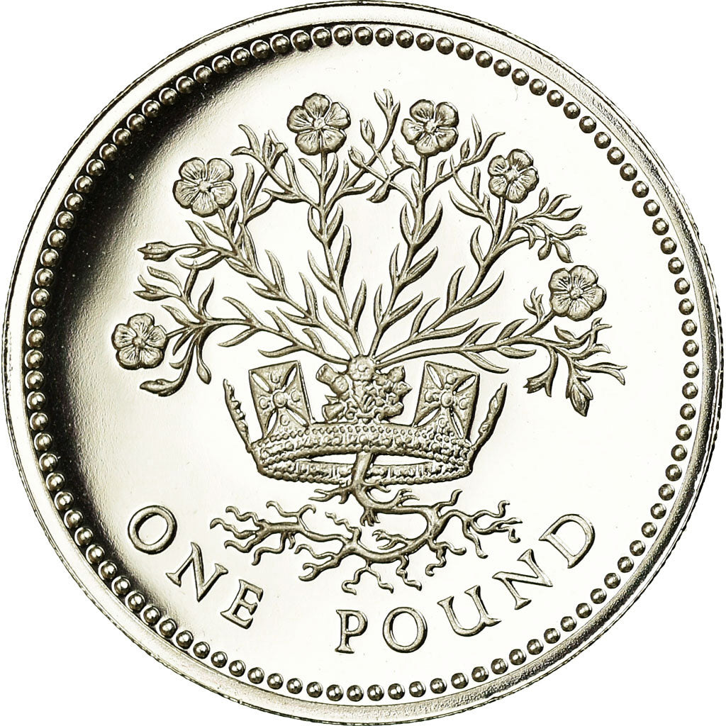 Coin, Great Britain, Elizabeth II, Pound, 1986, Proof, MS(65-70), Silver