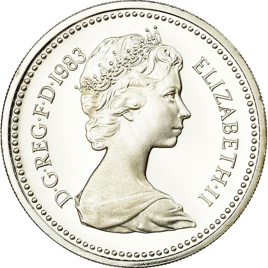 Monnaie, Grande-Bretagne, Elizabeth II, Pound, 1983, Proof, FDC, Argent, KM:933a