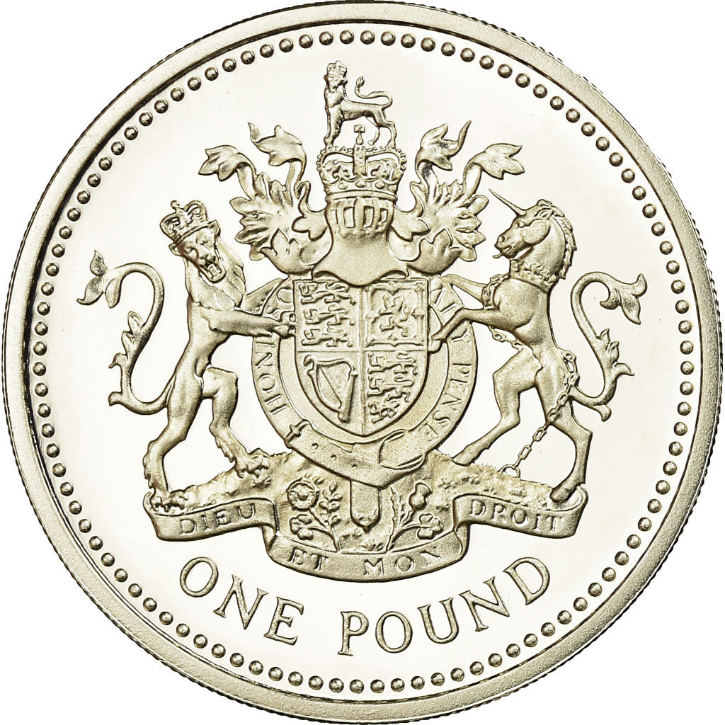 Monnaie, Grande-Bretagne, Elizabeth II, Pound, 1983, Proof, FDC, Argent, KM:933a