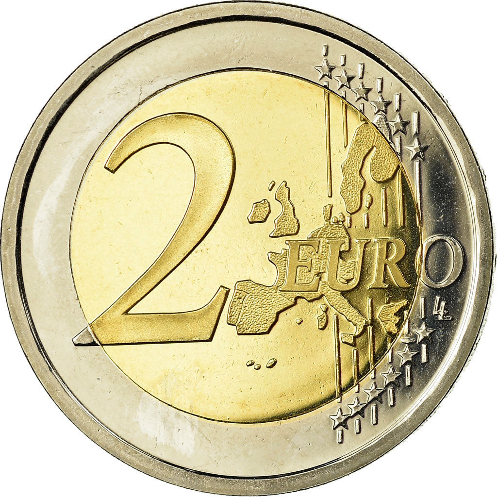 France, 2 Euro, 2002, BE, MS(63), Bi-Metallic, KM:1289