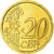 Francia, 20 Euro Cent, 2002, BE, SC, Latón, KM:1286