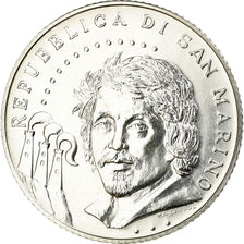 San Marino, 5 Euro, Caravaggio, 2010, MS(65-70), Silver