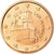 San Marino, 5 Euro Cent, 2010, MS(63), Aço Cromado a Cobre, KM:442