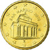 San Marino, 10 Euro Cent, 2010, MS(63), Brass, KM:482